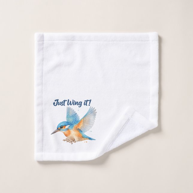 Linge de toilette Martin-pêcheur (Gant de toilette)