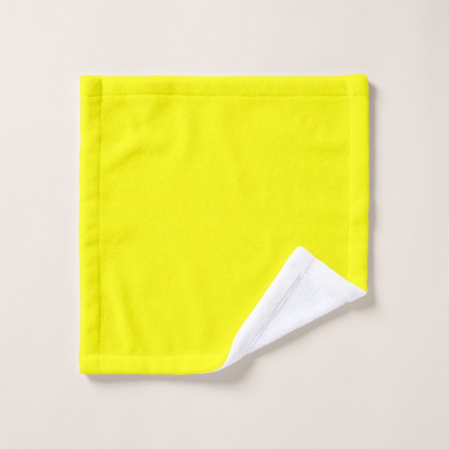 Linge Jaune Sunny - Doux et Absorbant (Gant de toilette)