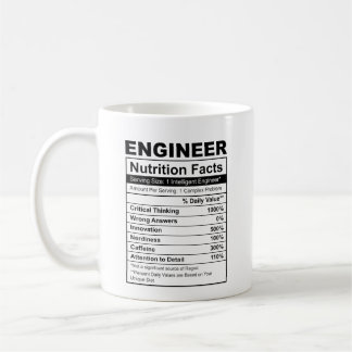 L'ingénieur en nutrition faits drôle mug