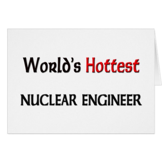 L'ingénieur nucléaire le plus chaud des mondes (Devant horizontal)
