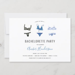 Lingerie Bachelorette Party Invitation