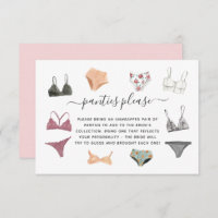 Lingerie Douche Panty Party Carte de boîtier