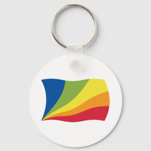 Lingua Franca Nova Porte-clés du drapeau