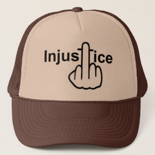 L'Injustice casquette Est Mauvaise