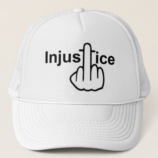 L'Injustice casquette Est Mauvaise (Devant)