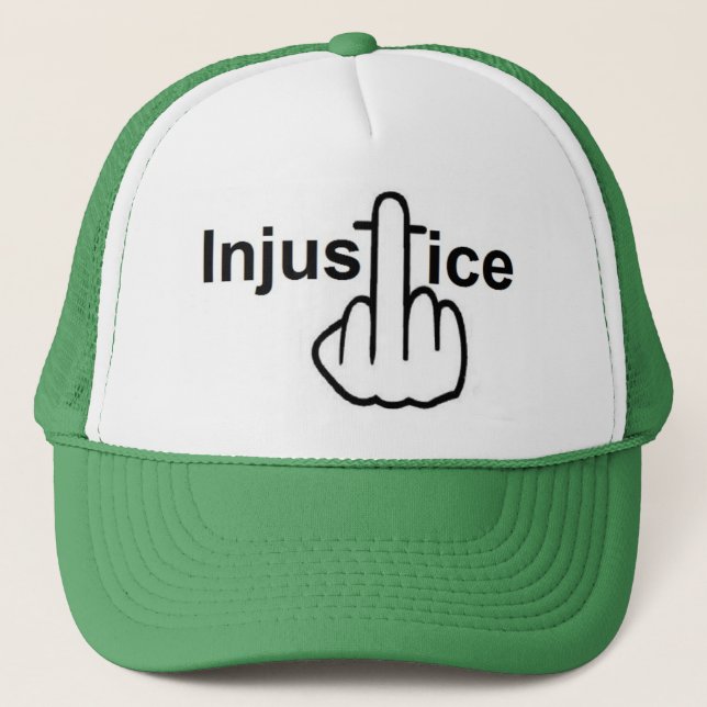 L'Injustice casquette Est Mauvaise (Devant)