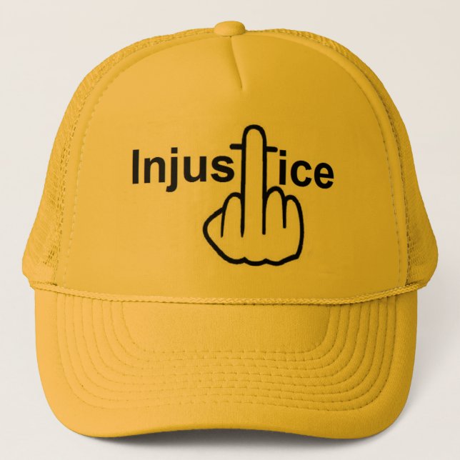 L'Injustice casquette Est Mauvaise (Devant)