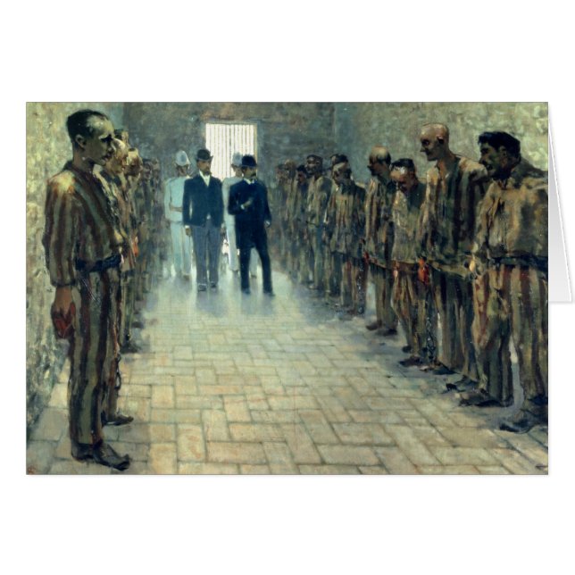 L'inspection (huile sur la toile) (Devant horizontal)