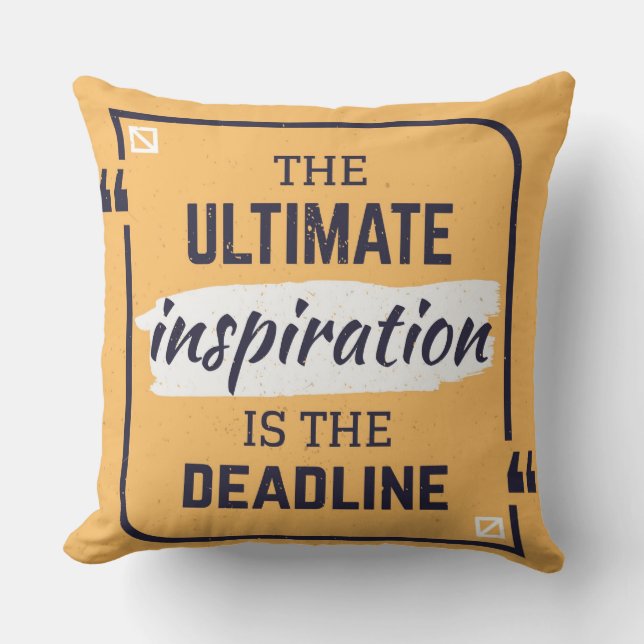 L'Inspiration Ultime Est Le Coussin Délai (Recto)