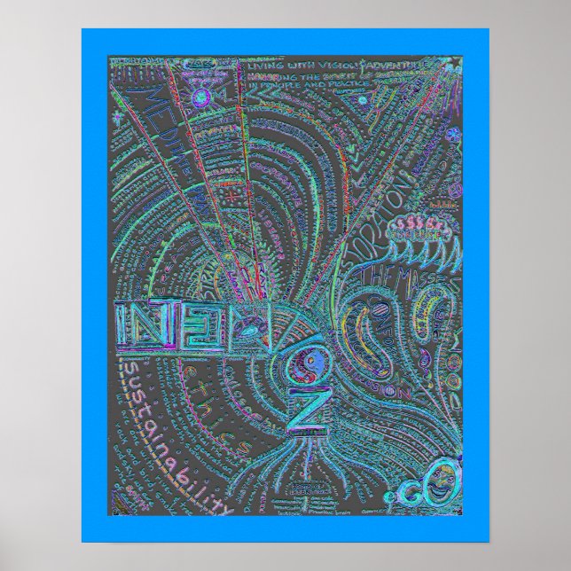 L'intention de maintenir l'esprit carte II Poster (Devant)