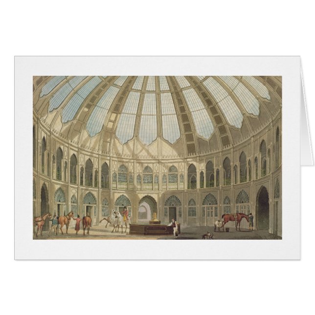 L'intérieur des écuries, des 'vues du RO (Devant horizontal)