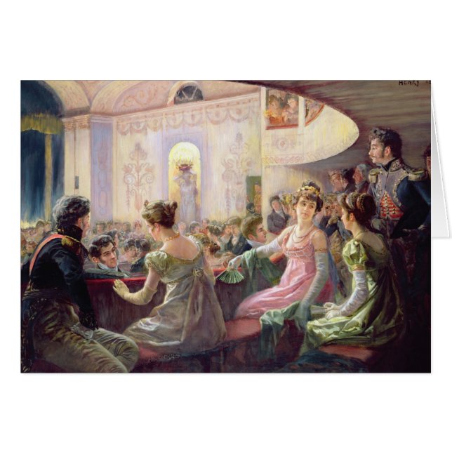 L'intervalle au théâtre (Devant horizontal)