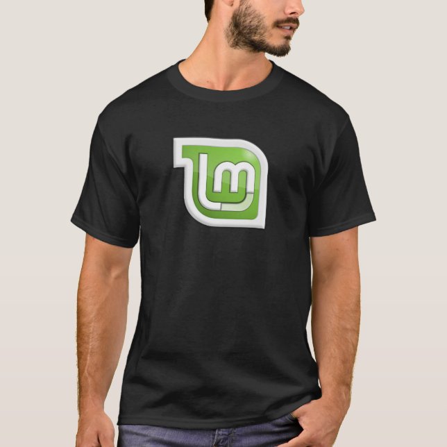 Linux - T-Shirt avant et arrière MINT (Devant)