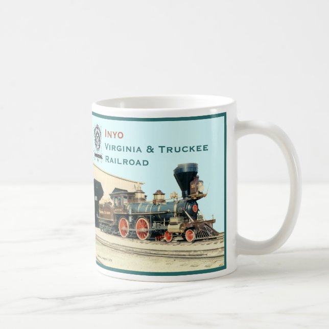 L'Inyo-Virginie et tasse de moteur de chemin de (Droite)