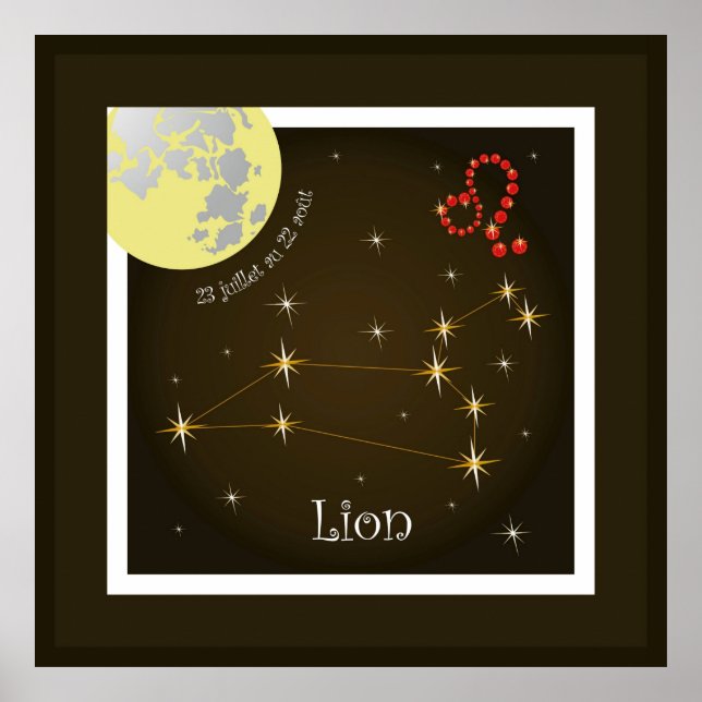 Lion 23 juillet 22 Poster d'août (Devant)
