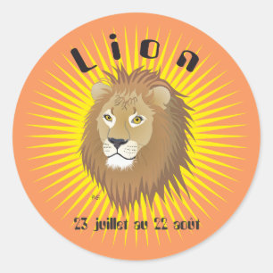 Lion 23 juillet au 22 août Autocollants