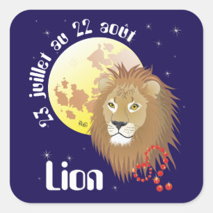 Lion 23 juillet au 22 août Autocollants