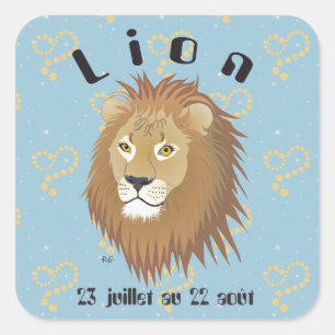 Lion 23 juillet au 22 août Autocollants
