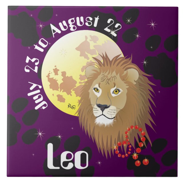 Lion 23 juillet au 22 août Carreau (Devant)