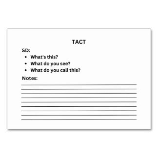 Lion ABA Tact Labellisation Flashcard | Carte phot