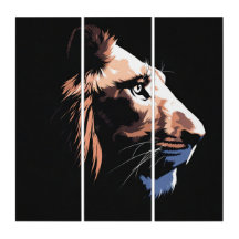 Lion-AcryliPrint®HD | (3) 91,4 cm x 30,5