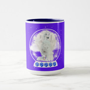 Lion agneau animal de compagnie Sympathy café Mug