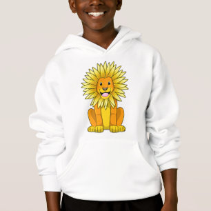 Lion avec Fleur de tournesol
