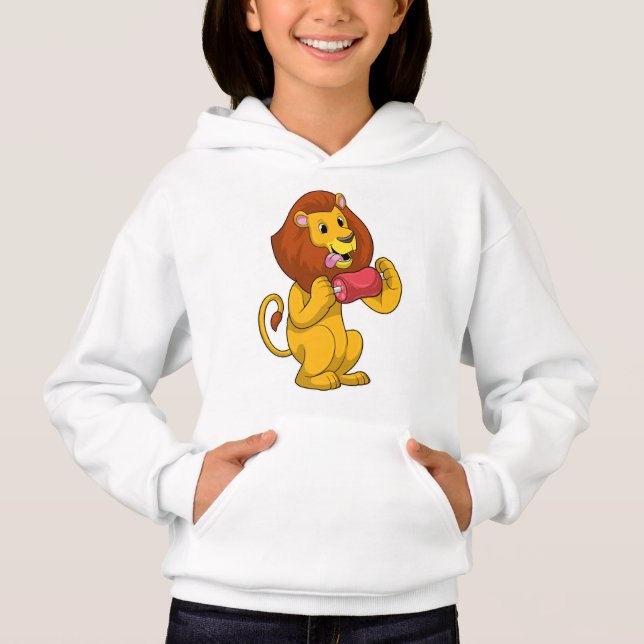 Lion avec viande (Devant)