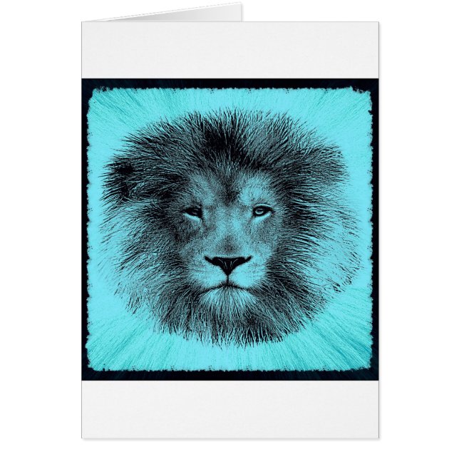 Lion bleu (Devant)