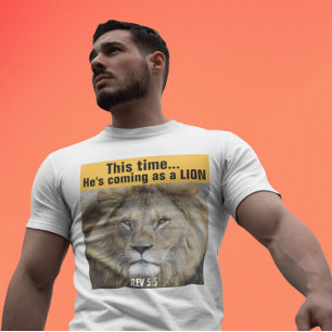 LION CHRÉTIEN DE JUDAH JÉSUS T-SHIRTS MESSIANIQUES