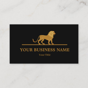 Lion Classic Logo Carte de visite
