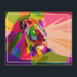 Lion Colorful Prismatic Pop Art Design-62501<br><div class="desc">Lion Colorful Prismatic Pop Art Design-62501</div>