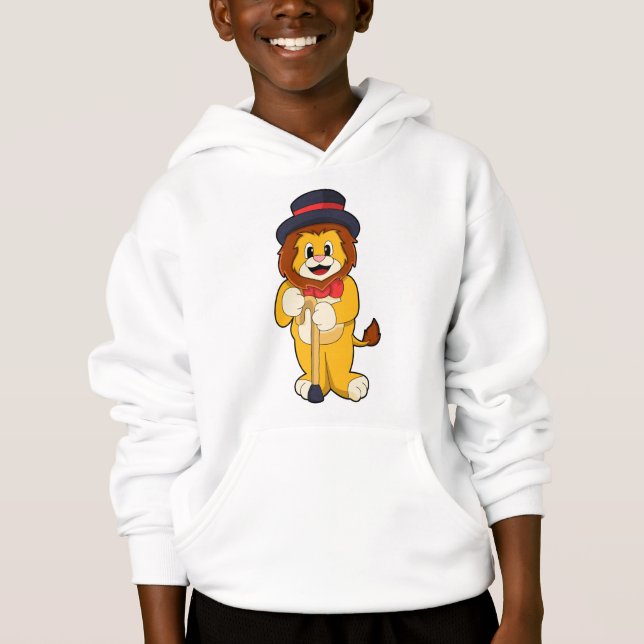 Lion comme Gentleman avec Casquette (Devant)
