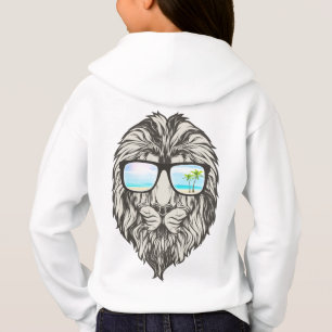 Lion cool Avec Lunettes De Soleil Été