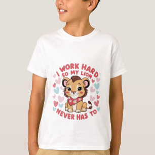 Lion Cub souriant - Joli T-shirt Lion Bébé