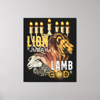 Lion De Juda Agneau De Dieu Toile Art