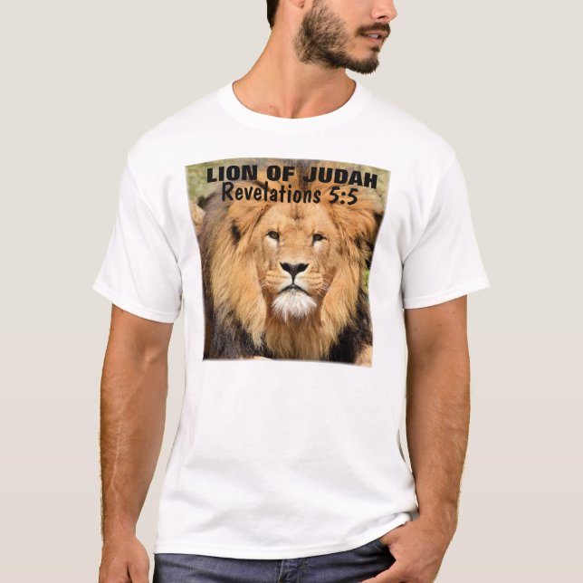 Lion de Juda, Apocalypse 5:5, T-shirt (Devant)