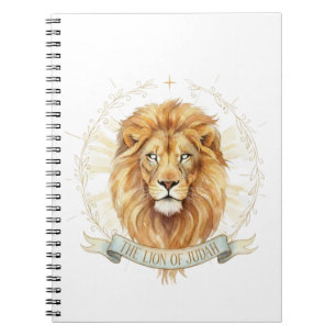 Lion de Juda Cahier Classique - Gras 6,5" x 8,75"