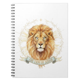 Lion de Juda Cahier Classique - Gras 6,5" x 8,75"