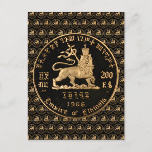 Lion de Juda - Empire d'Ethiopie - Carte postale