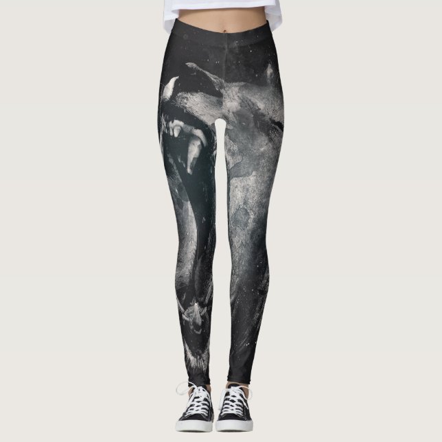 Lion de Juda - Jah Rasta - Power Leggings de Yoga (Devant)