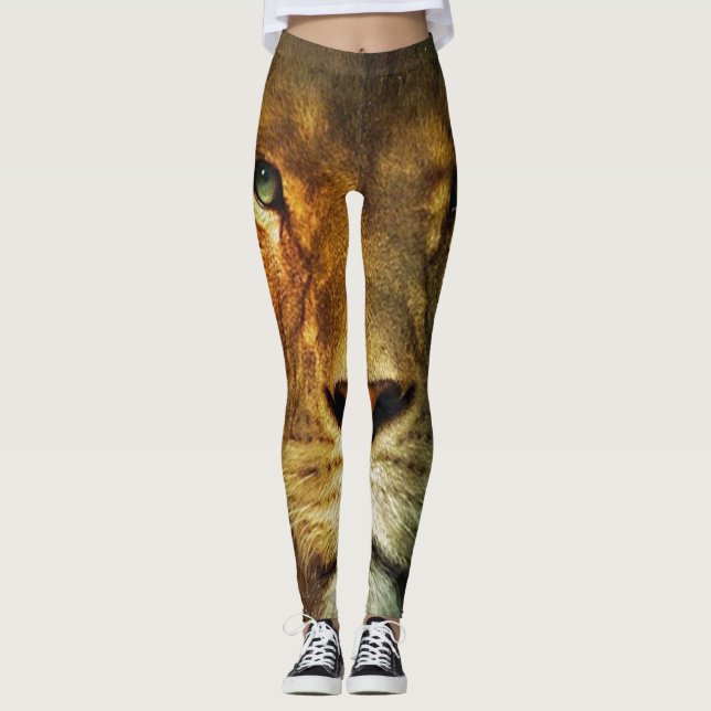 Lion de Juda - Jah Rasta - Power Leggings de Yoga (Devant)