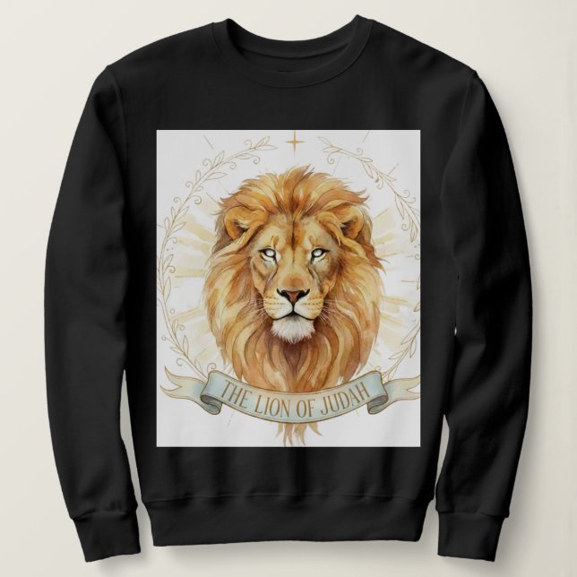 Lion de Juda Sweatshirt chrétien | T-Shirt (Design devant)