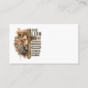 Lion des Cartes de visite de Juda