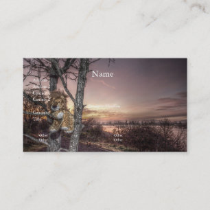 Lion Doll à Dawn Carte de visite