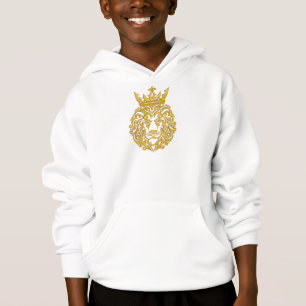 Lion d'Or avec Couronne - Style de Broderie Majest