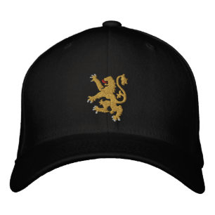 Lion d'or brodé roi des rois Casquette