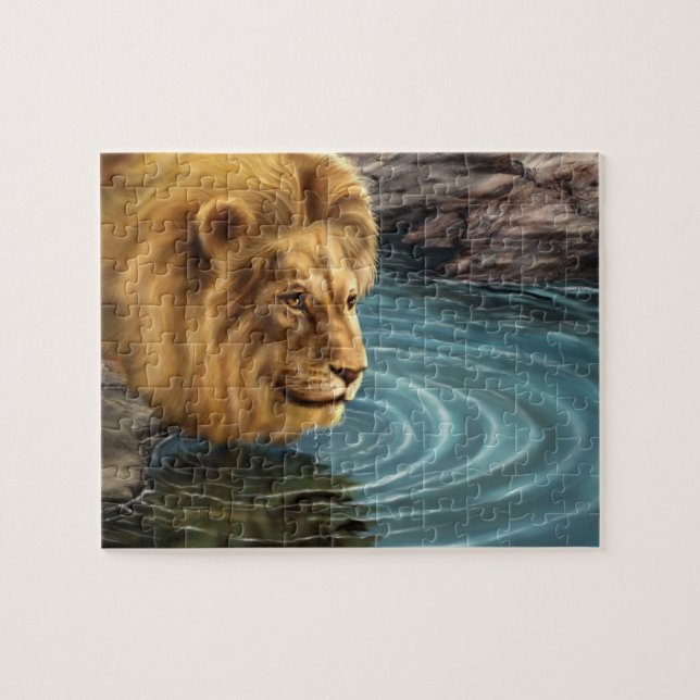 Lion Game Puzzle (Horizontal)