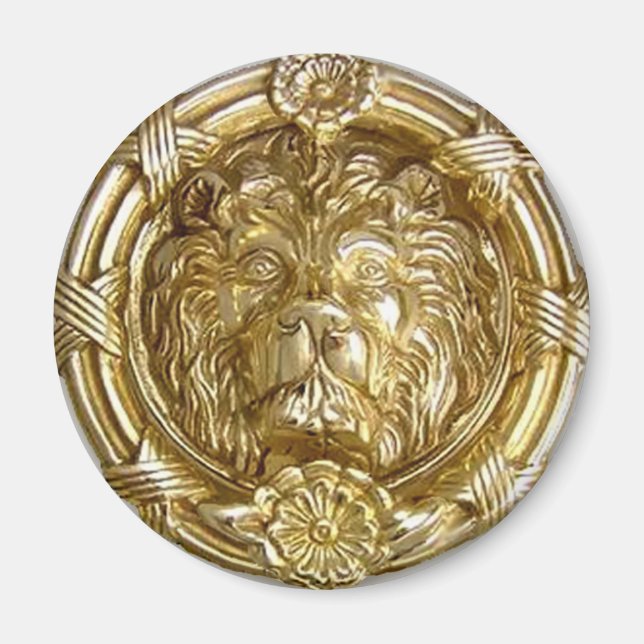 Lion Gold Magnet (Devant)