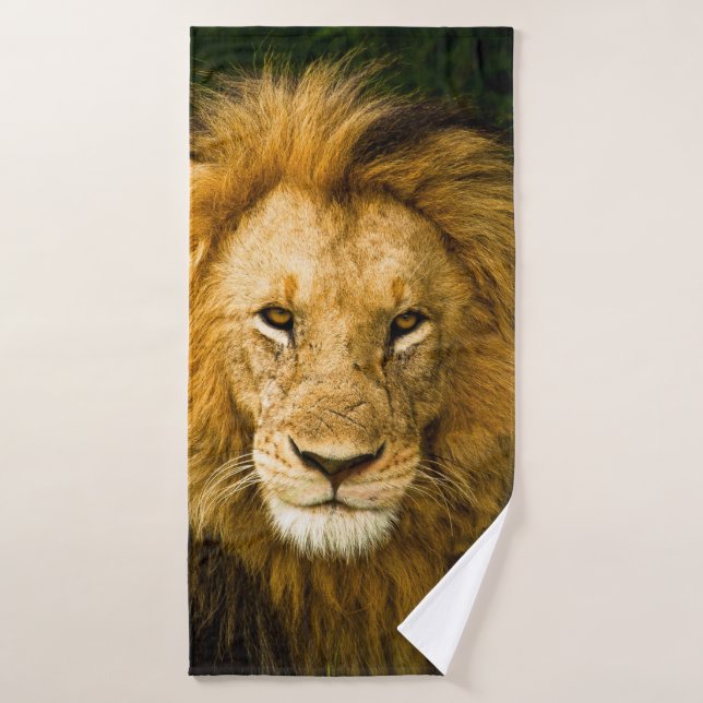 LION KING DANS LA JUNGLE (Serviette de bain)